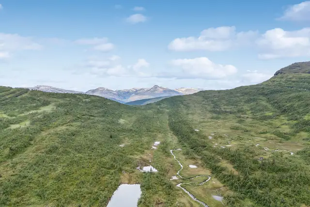 Oversikt over det flotte området