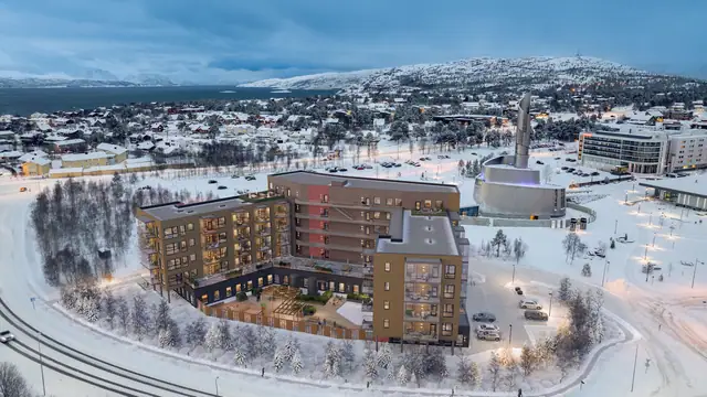 Beliggehet med gangavstand til sentrum