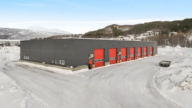 Bilde fra første byggetrinn