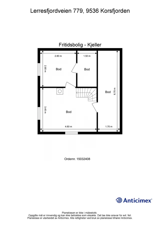 Plantegning kjeller